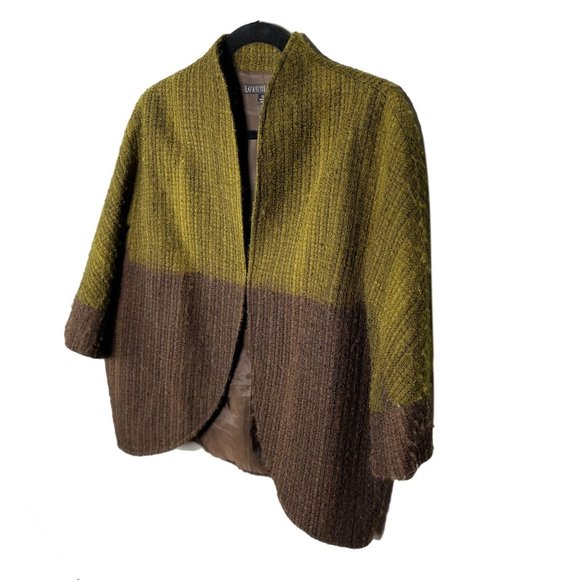 LaFayette 148 Wool Twill Blazer Jacket, - Picture 3 of 10